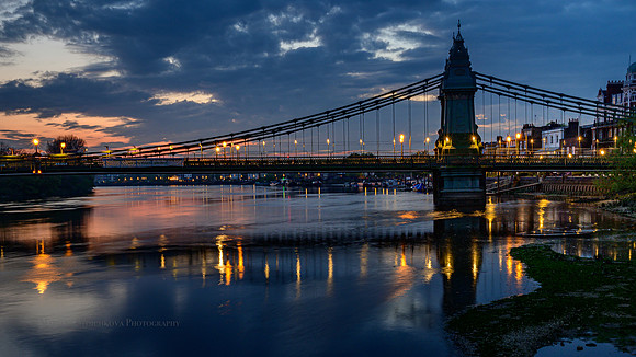 Лондон: Hammersmith Bridge